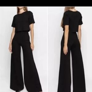 BF SALE RR Ripley Rader knit wide leg NWOT black pants